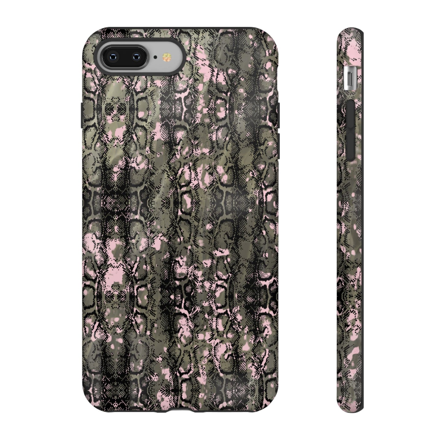 Camo Snake Pattern Phone Case – Rugged Protection Meets Bold Style  Turn heads while protecting your phone with this fierce camo snake pattern case—where urban edge meets outdoor grit.
