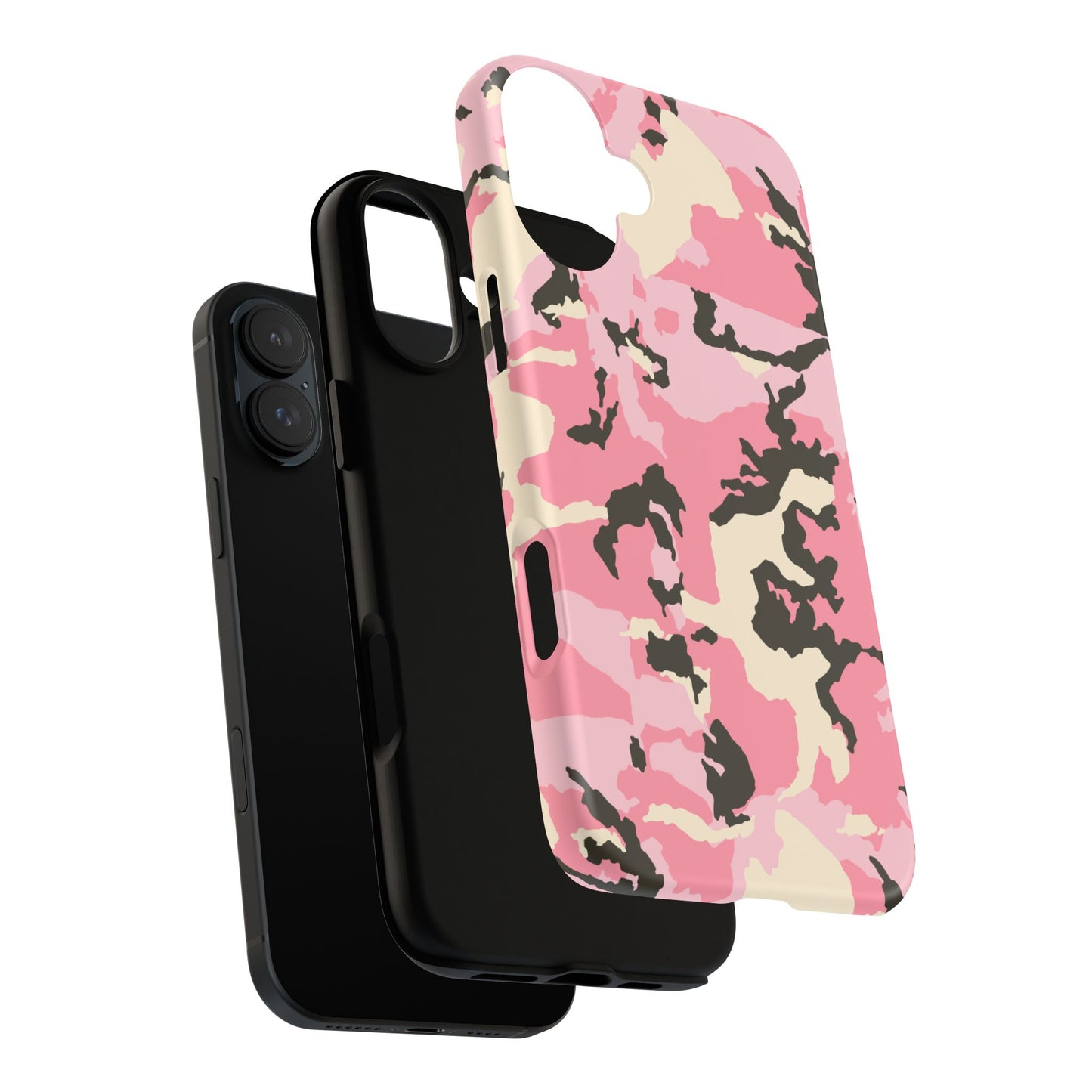 Stylish Pink Camouflage Phone Case – Tough Cases for Trendsetters