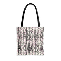 Elegant Python Print Tote Bag - Stylish and Trendy Carryall for Everyday Use