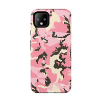 Stylish Pink Camouflage Phone Case – Tough Cases for Trendsetters