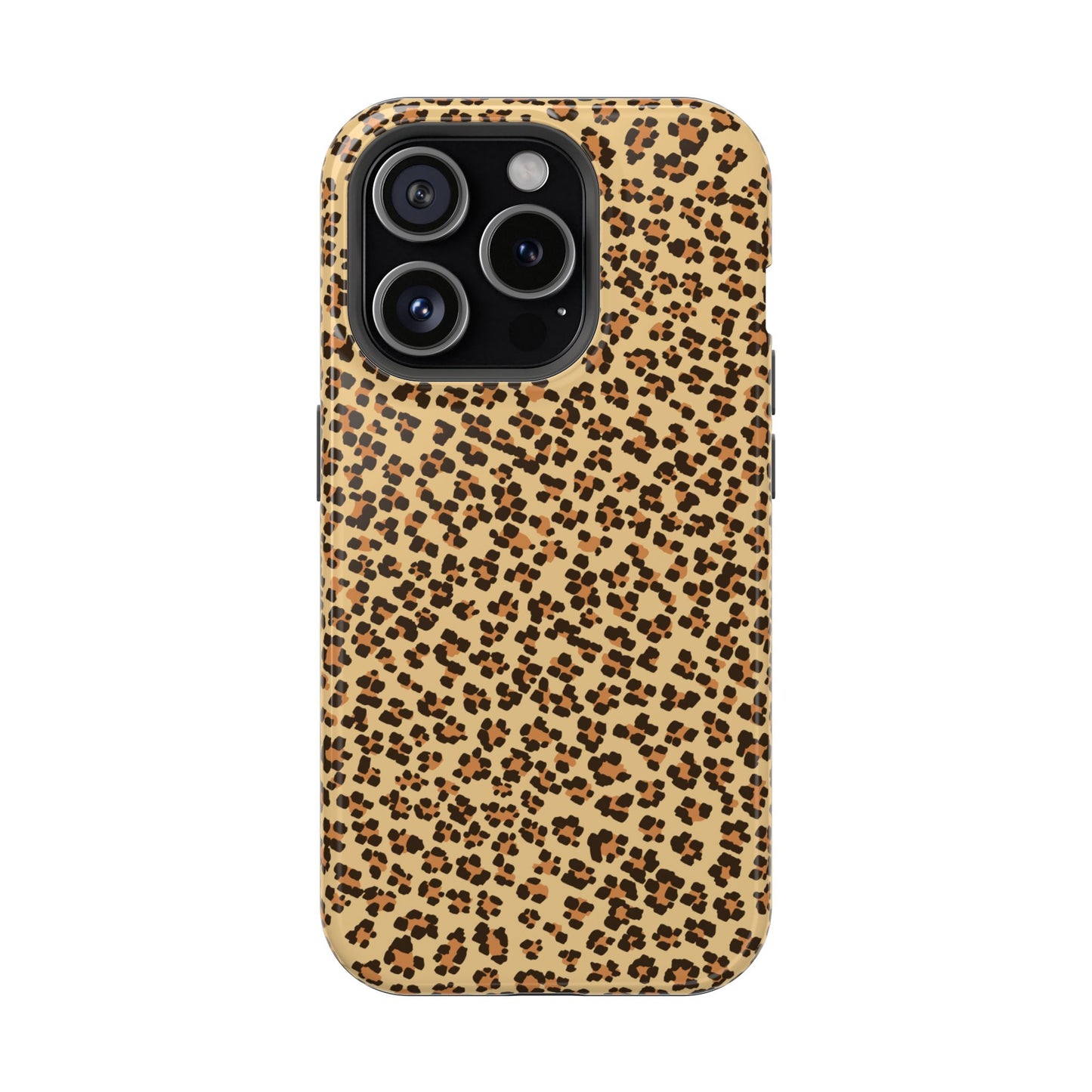 Leopard Print Magnetic Tough Case for iPhone – Bold Style, Rugged Protection  Make a fierce statement while keeping your iPhone safe with this stylish and durable magnetic tough case featuring a trendy leopard print design.
