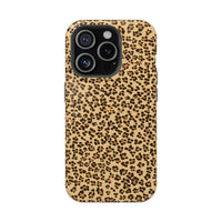 Leopard Print Magnetic Tough Case for iPhone – Bold Style, Rugged Protection  Make a fierce statement while keeping your iPhone safe with this stylish and durable magnetic tough case featuring a trendy leopard print design.