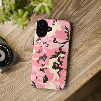 Stylish Pink Camouflage Phone Case – Tough Cases for Trendsetters