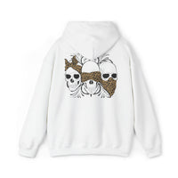 Skull Print Hoodie - Unisex Sweatshirt