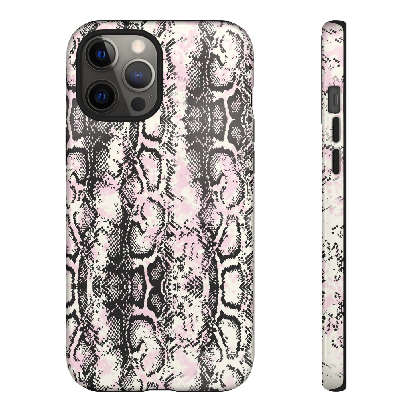 Stylish Snake Print Phone Case - Tough Protection for Trendsetters