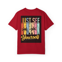 Retro Beach Vibes Unisex T-Shirt, Summer Casual Tee, Gift for Beach Lovers, Vacation Wear, Inspirational Graphic Tee, FUN
