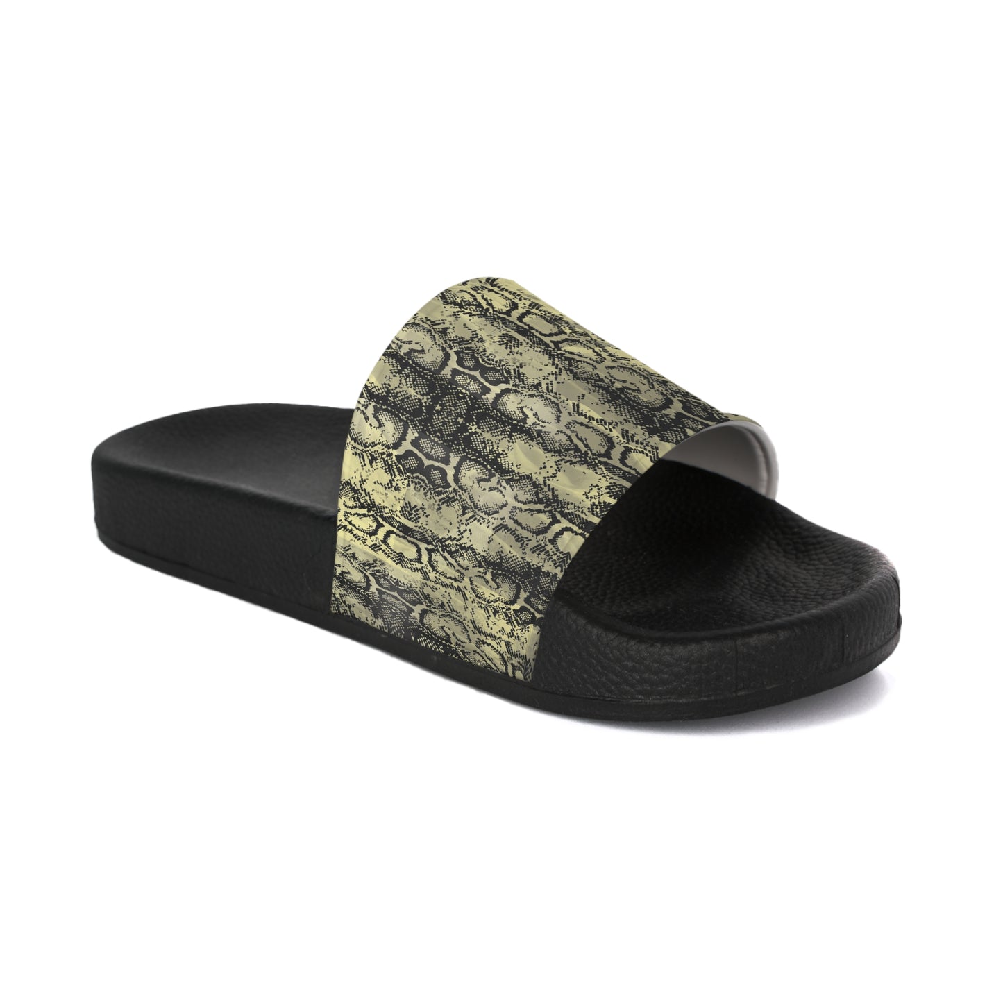 Stylish Snake Print Women's Slide Sandals - Comfortable Summer Footwear