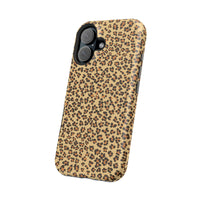 Leopard Print Magnetic Tough Case for iPhone – Bold Style, Rugged Protection  Make a fierce statement while keeping your iPhone safe with this stylish and durable magnetic tough case featuring a trendy leopard print design.