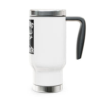 Hunting Wild Deer Travel Mug - 14oz Stainless Steel with Handle