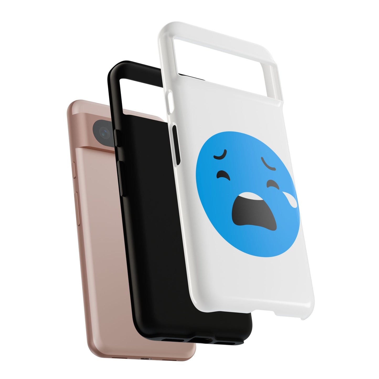 Funny Sad Face Phone Case - Tough and Stylish