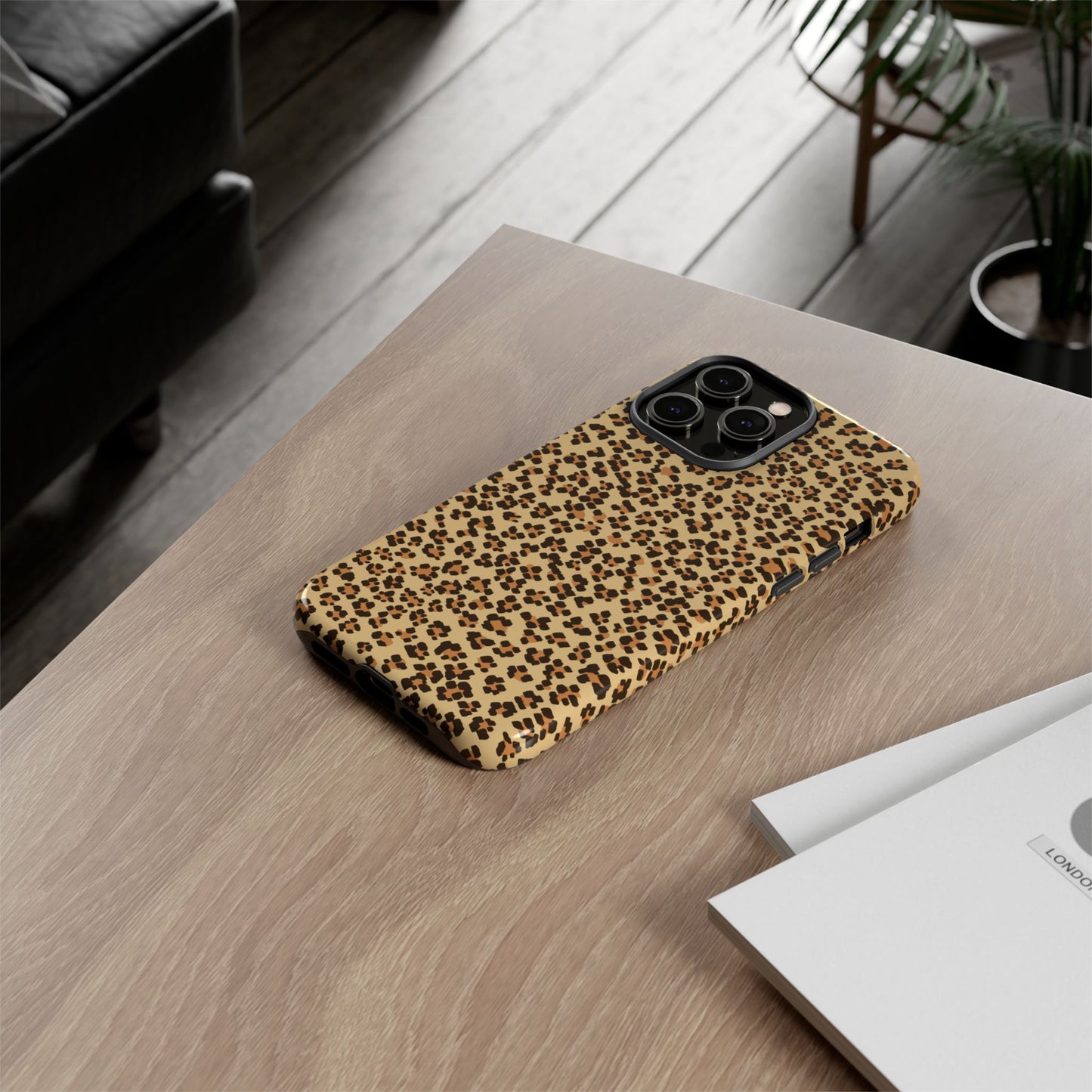 Wild Leopard Print Phone Case - Stylish & Durable Protection