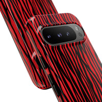 Bold Zebra Print Phone Case - Tough Protection for Trendsetters