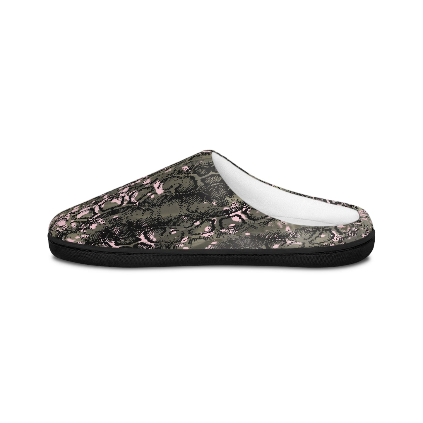 Stylish Women Indoor Slippers - Cozy Snakeskin Design for Home Comfort