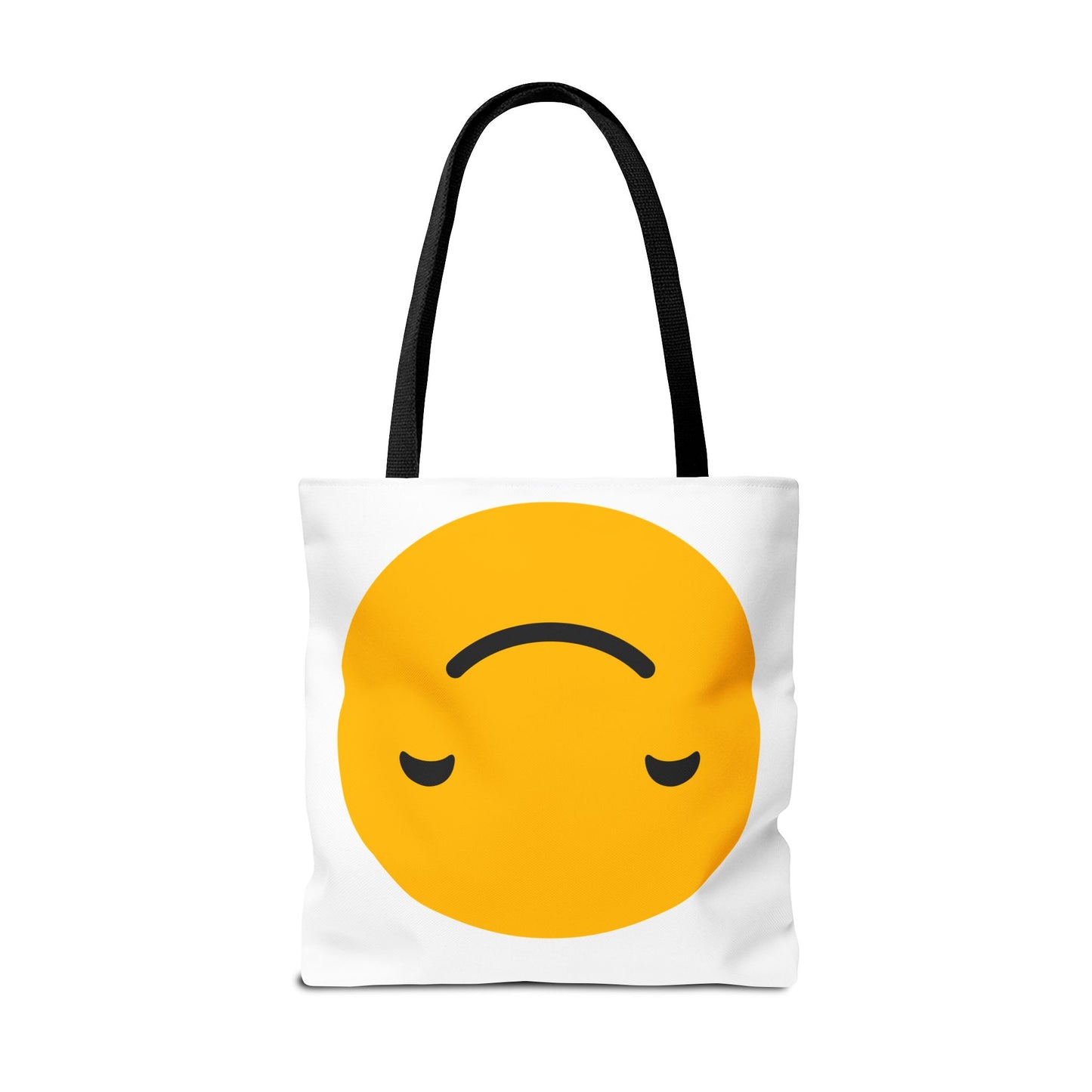 Smile & Frown Reversible Tote Bag - Cute Canvas Bag for Everyday Use