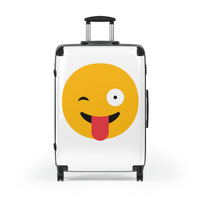 Funny Emoji Suitcase - Durable Travel Luggage for Vibrant Adventure