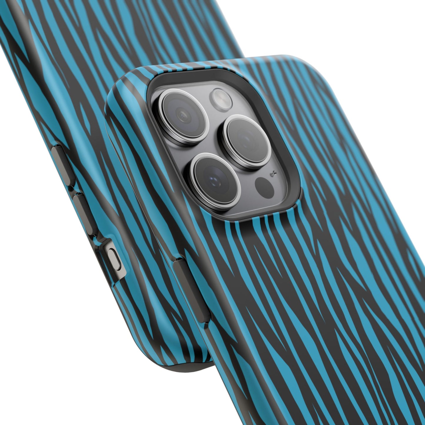 Zebra Print Magnetic Tough Case for iPhone - Durable & Stylish Phone Protection