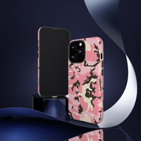 Stylish Pink Camouflage Phone Case – Tough Cases for Trendsetters