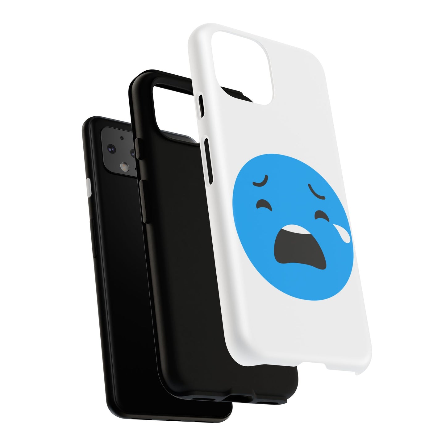 Funny Sad Face Phone Case - Tough and Stylish
