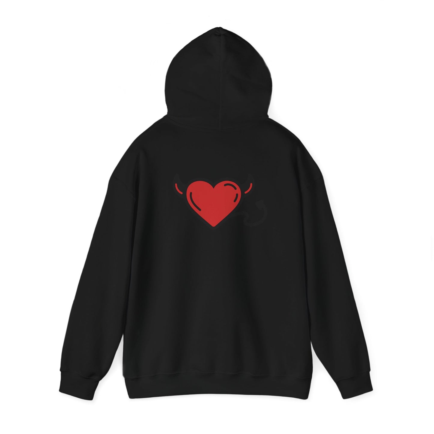 Devilish Heart Hoodie - Unisex Heavy Blend™ Sweatshirt for Fun-Loving Spirits