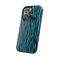Zebra Print Magnetic Tough Case for iPhone - Durable & Stylish Phone Protection
