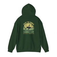 Summer Surf Vibes Hoodie – Unisex Heavy Blend™ Sweatshirt for Beach Lovers, Perfect Gift for Surfing, Casual Wear, Summer