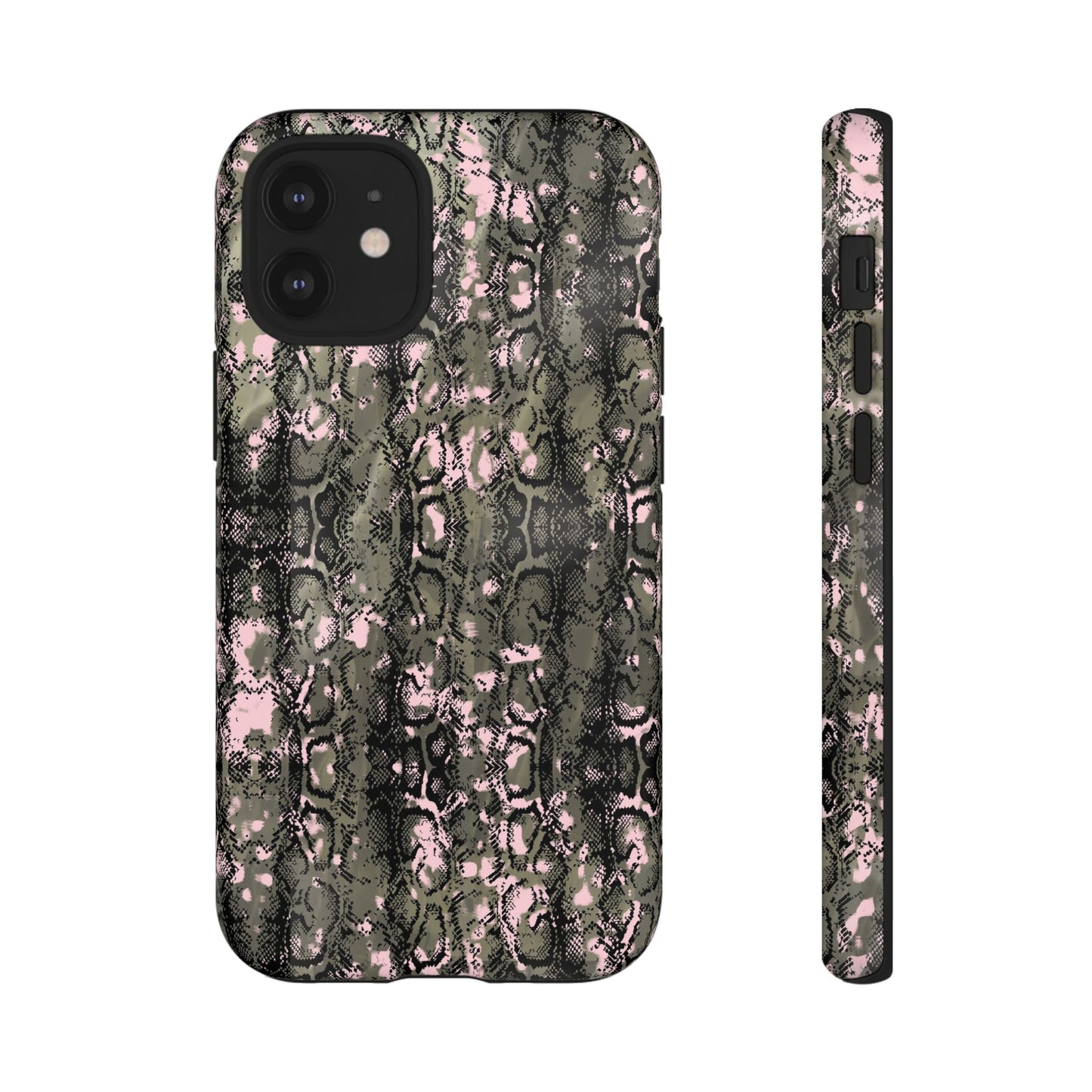 Stylish Snake Print Phone Case for Tough Protection