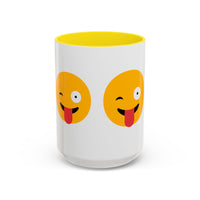 Playful Emoji Coffee Mug | Fun Yellow Faces 11oz & 15oz