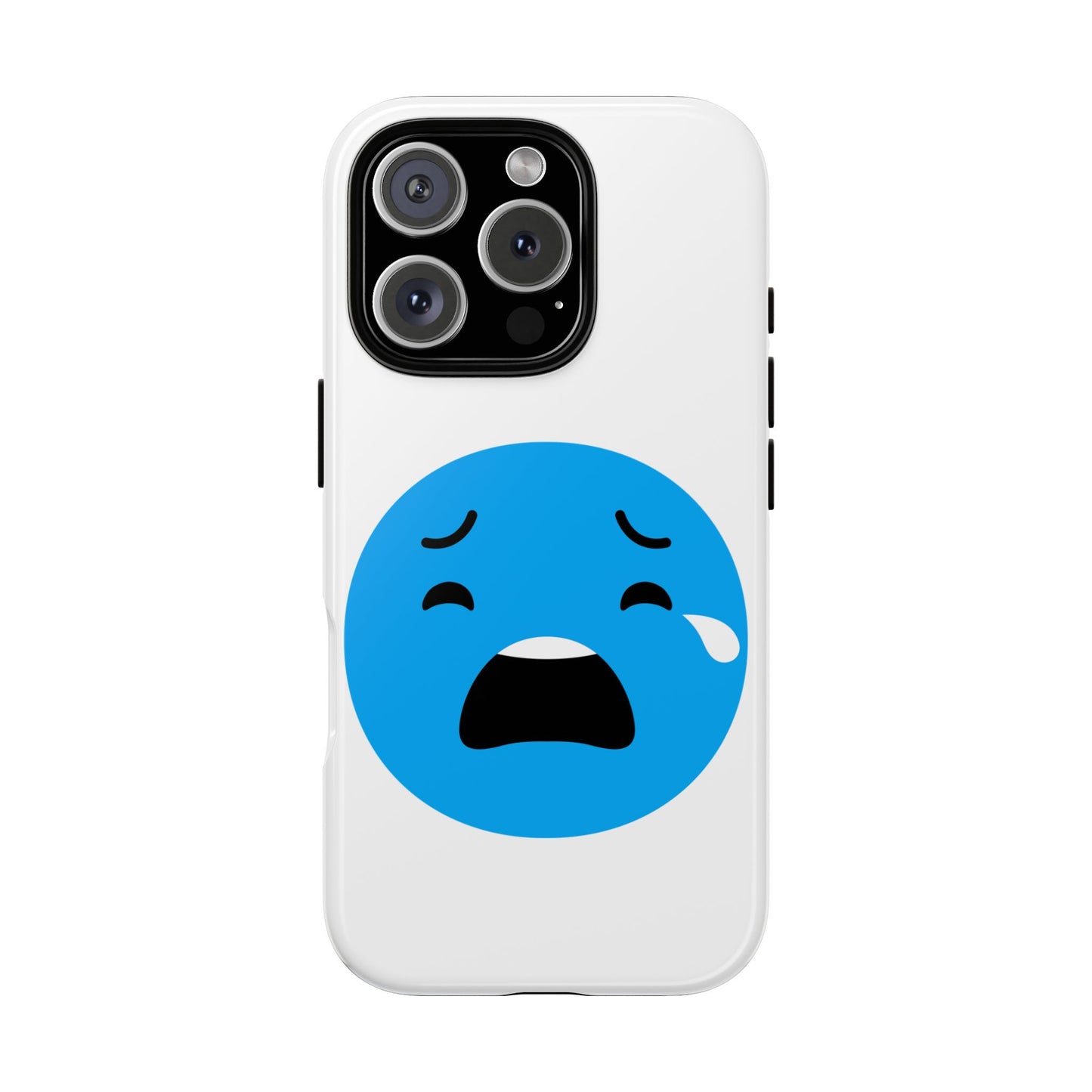 Funny Sad Face Phone Case - Tough and Stylish
