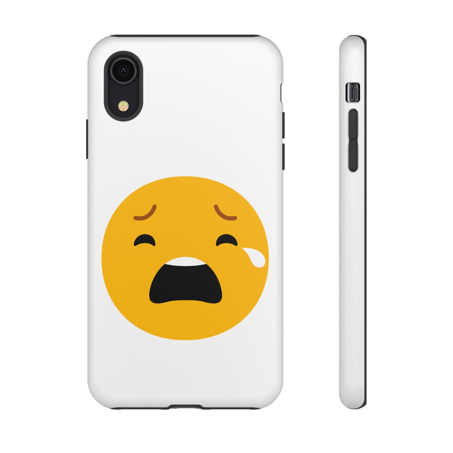 Emotional Tough Case – Sad Emoji Phone Case for Supportive Gifts