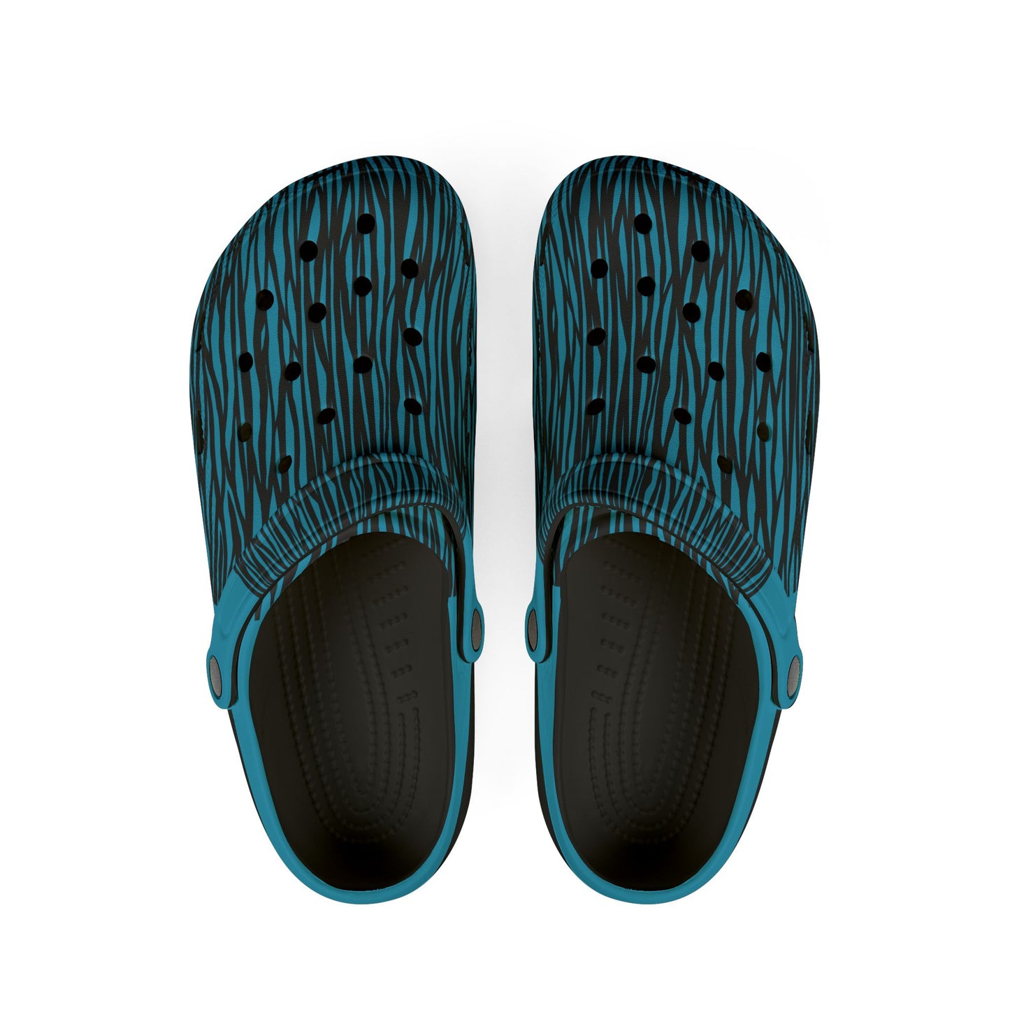 Stylish EVA Foam Rubber Clogs with Bold Tiger Stripes