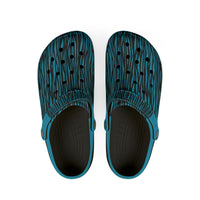 Stylish EVA Foam Rubber Clogs with Bold Tiger Stripes