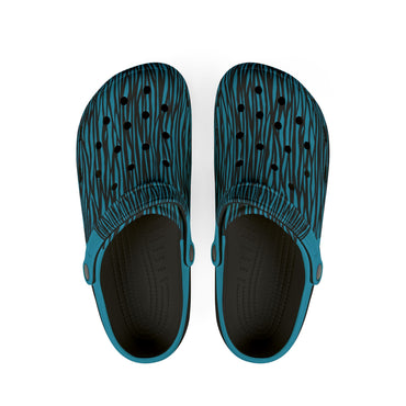 Stylish EVA Foam Rubber Clogs with Bold Tiger Stripes