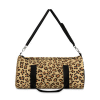 Leopard Print Duffel Bag - Stylish Gym & Travel Companion