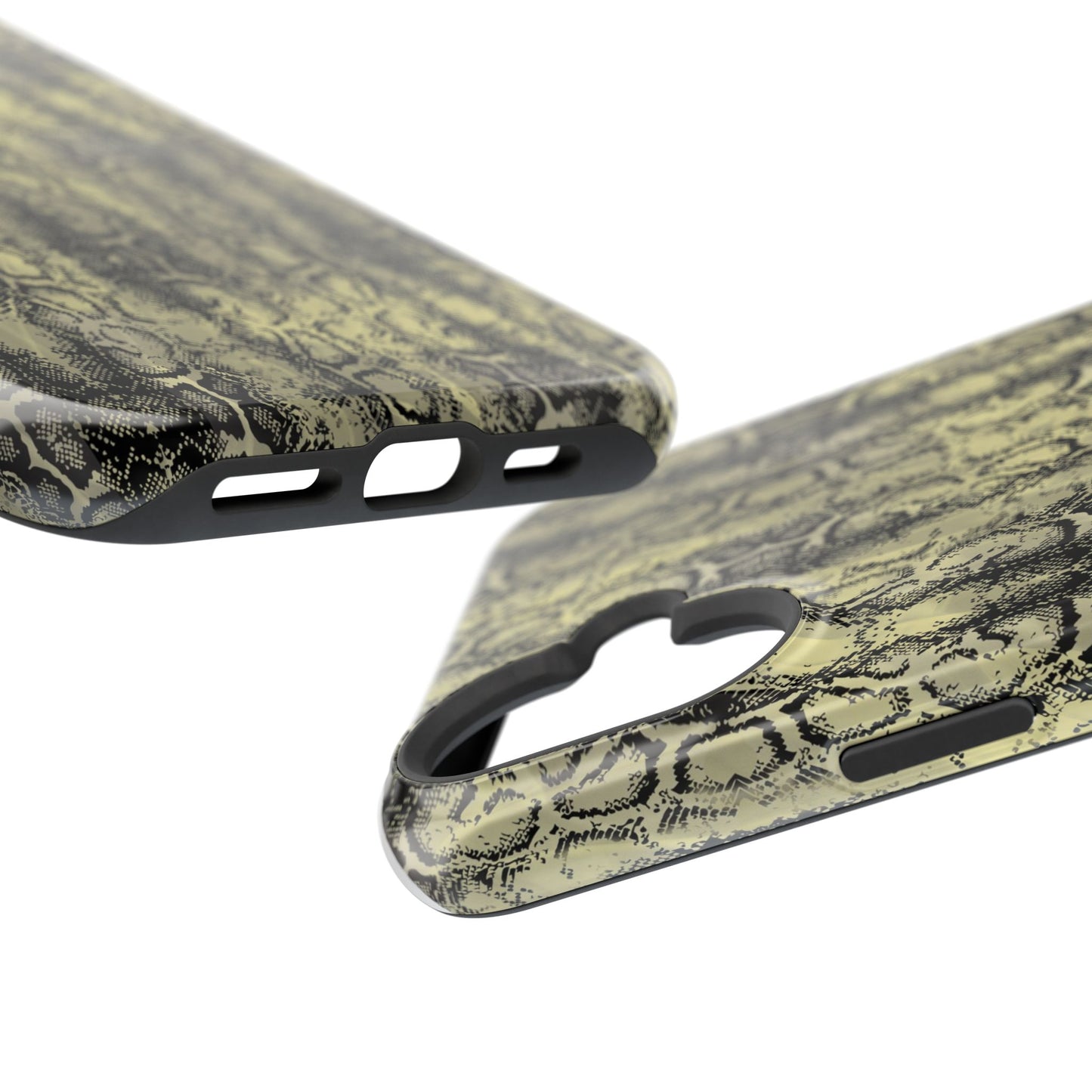 Stylish Snake Skin Magnetic Tough Case - Durable Protection for Your Phone
