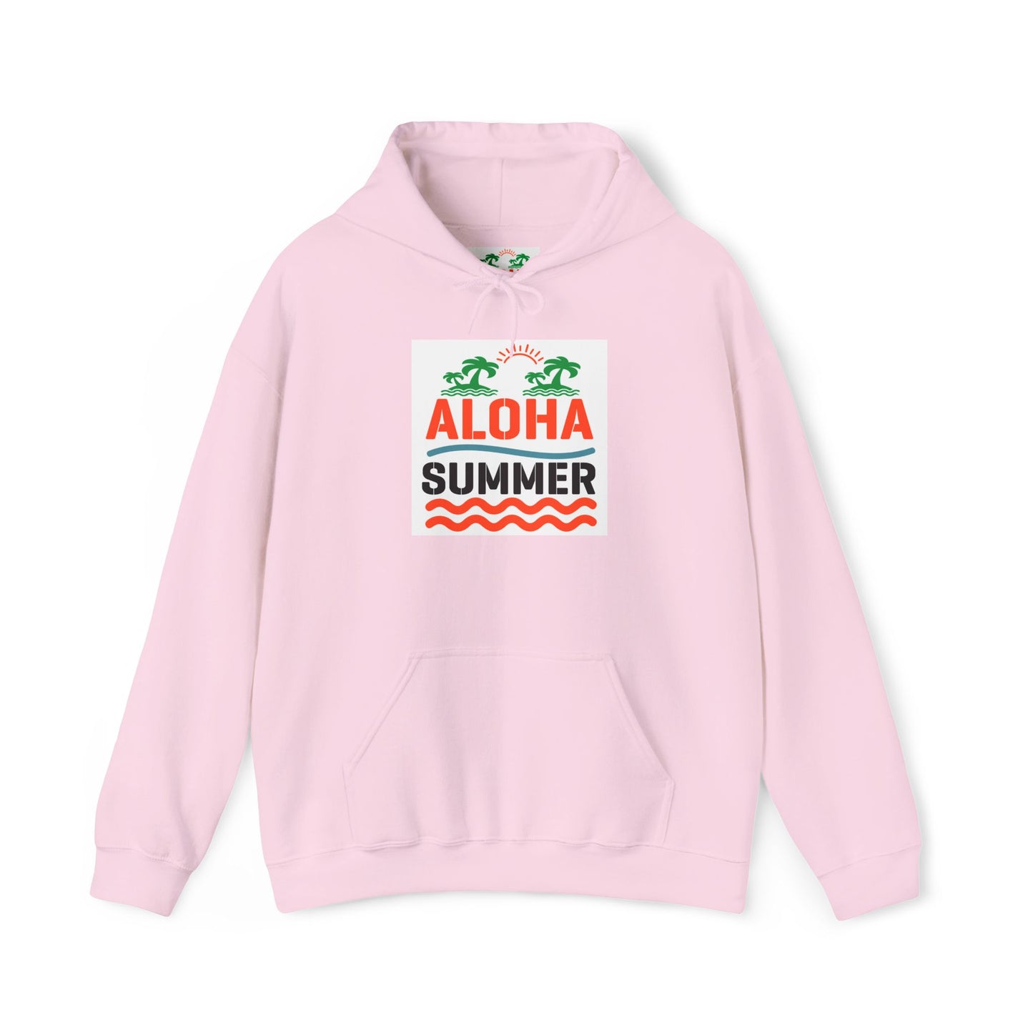 Aloha Summer Hoodie,Tropical Beach Wear,Unisex Sweatshirt,Vacation Outfit, Summer  iconic Waikiki Beach Oahu combines urban