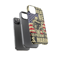 Military-Themed Phone Case - 'God Created Beer' Design