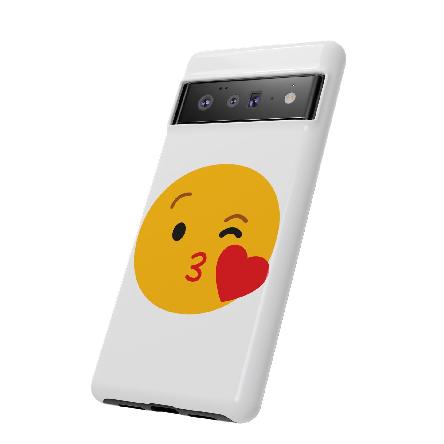 Cute Emoji Phone Case - Kissy Face Design for Stylish Protection