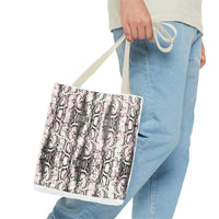 Elegant Python Print Tote Bag - Stylish and Trendy Carryall for Everyday Use