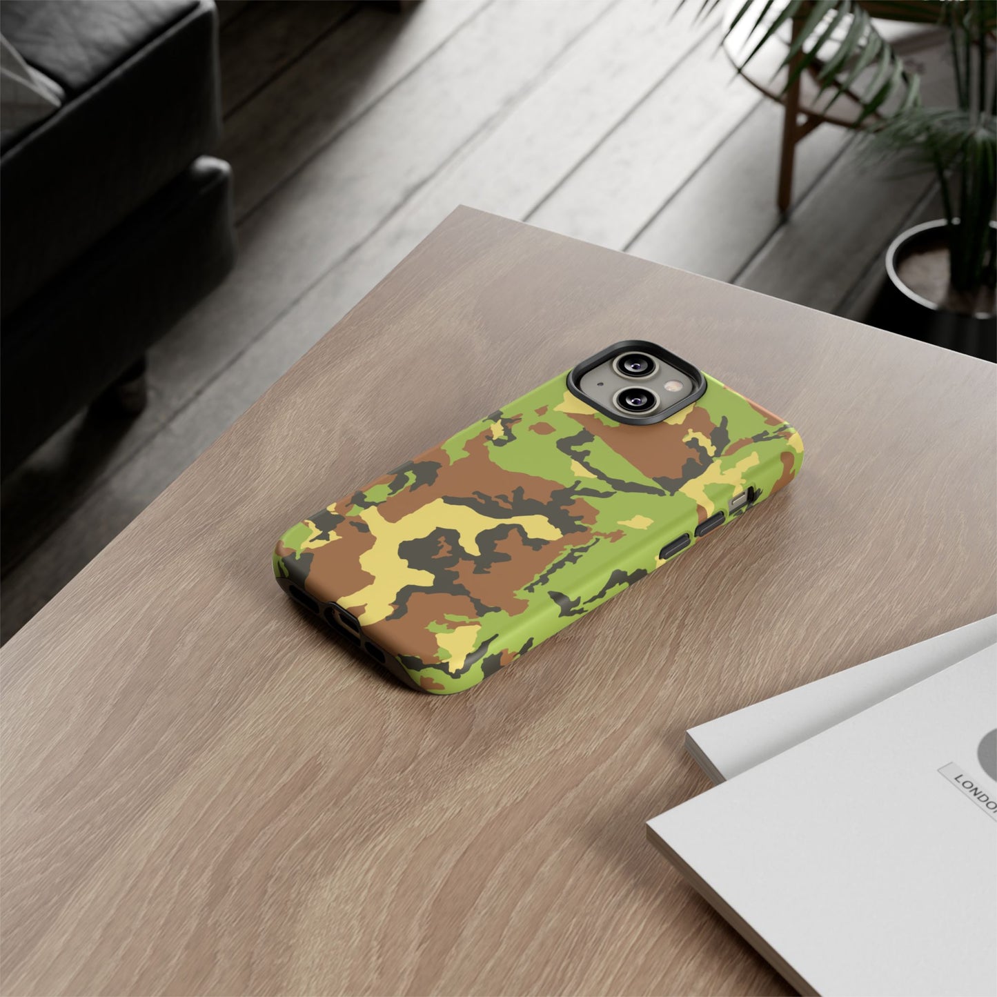 Camo Tough Phone Case - Durable Military Style Cover for Adventure Lovers