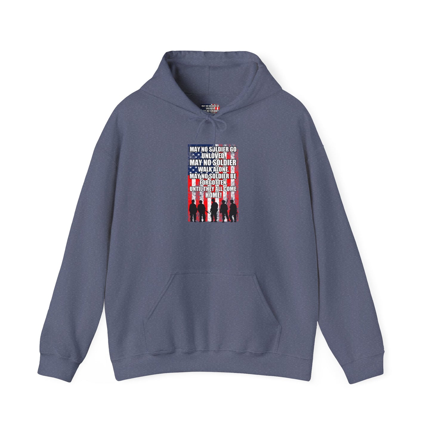 Patriotic Memorial Hoodie: Honor our Heroes, Unisex Sweatshirt for Veterans, Remembrance Day, Gift for Military Families,