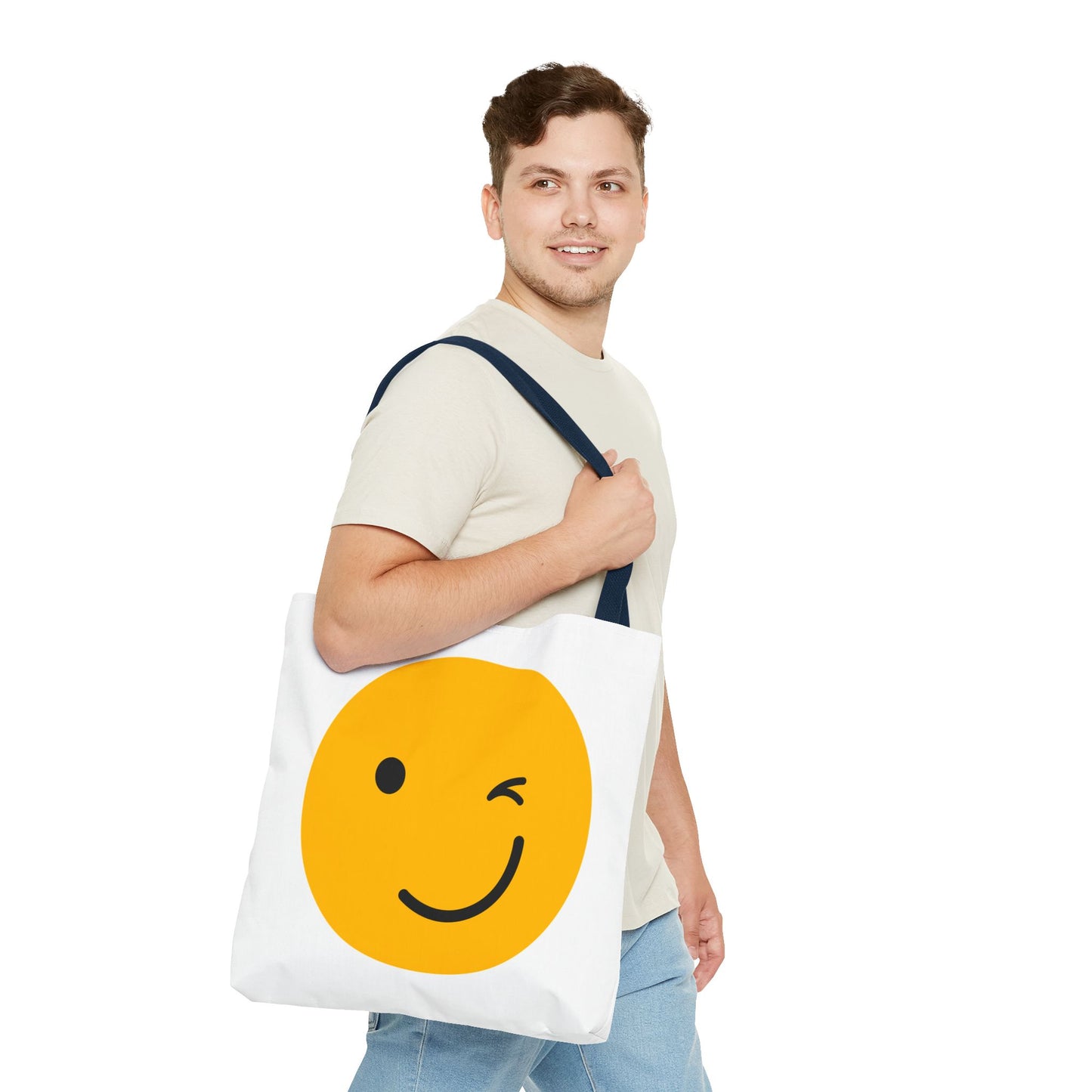 Smiley Face Tote Bag - Fun and Cheerful Everyday Accessory