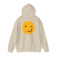 Smiley Face Unisex Hooded Sweatshirt - Fun and Cozy