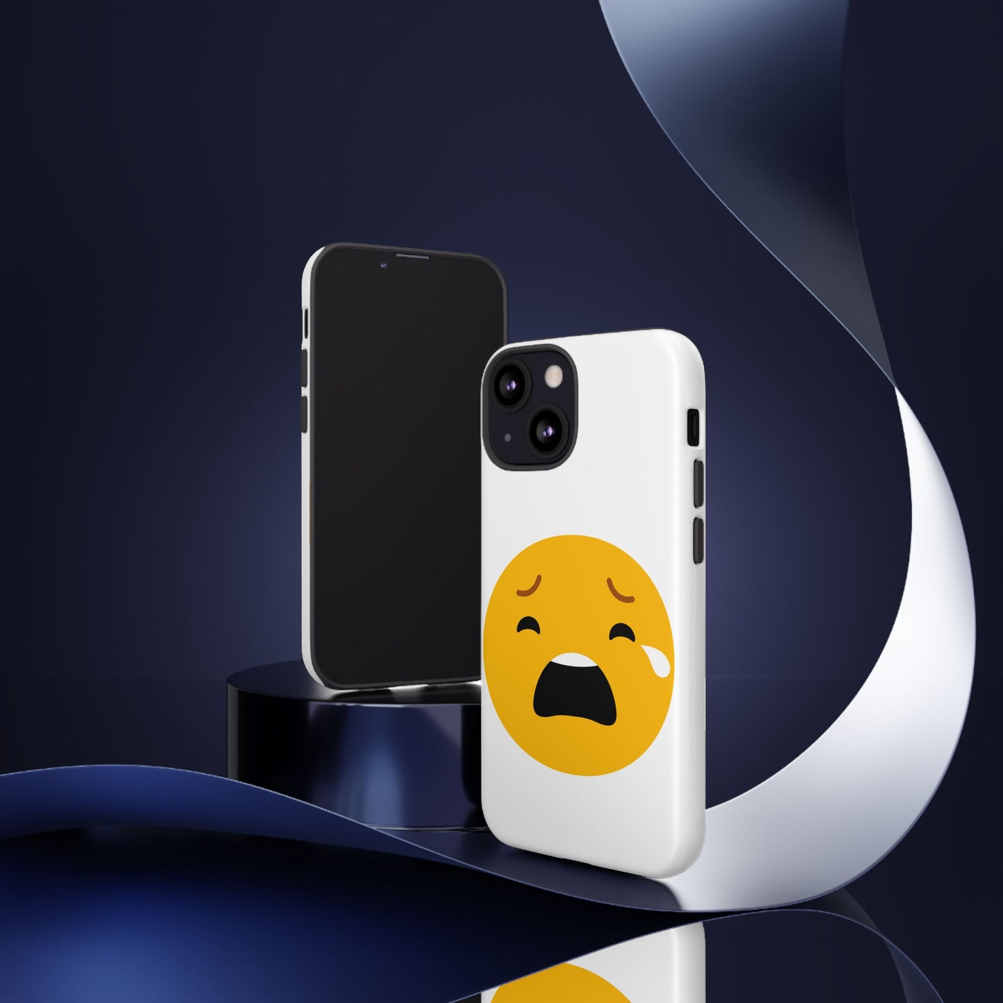 Emotional Tough Case – Sad Emoji Phone Case for Supportive Gifts