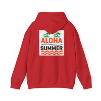 Aloha Summer Hoodie,Tropical Beach Wear,Unisex Sweatshirt,Vacation Outfit, Summer  iconic Waikiki Beach Oahu combines urban