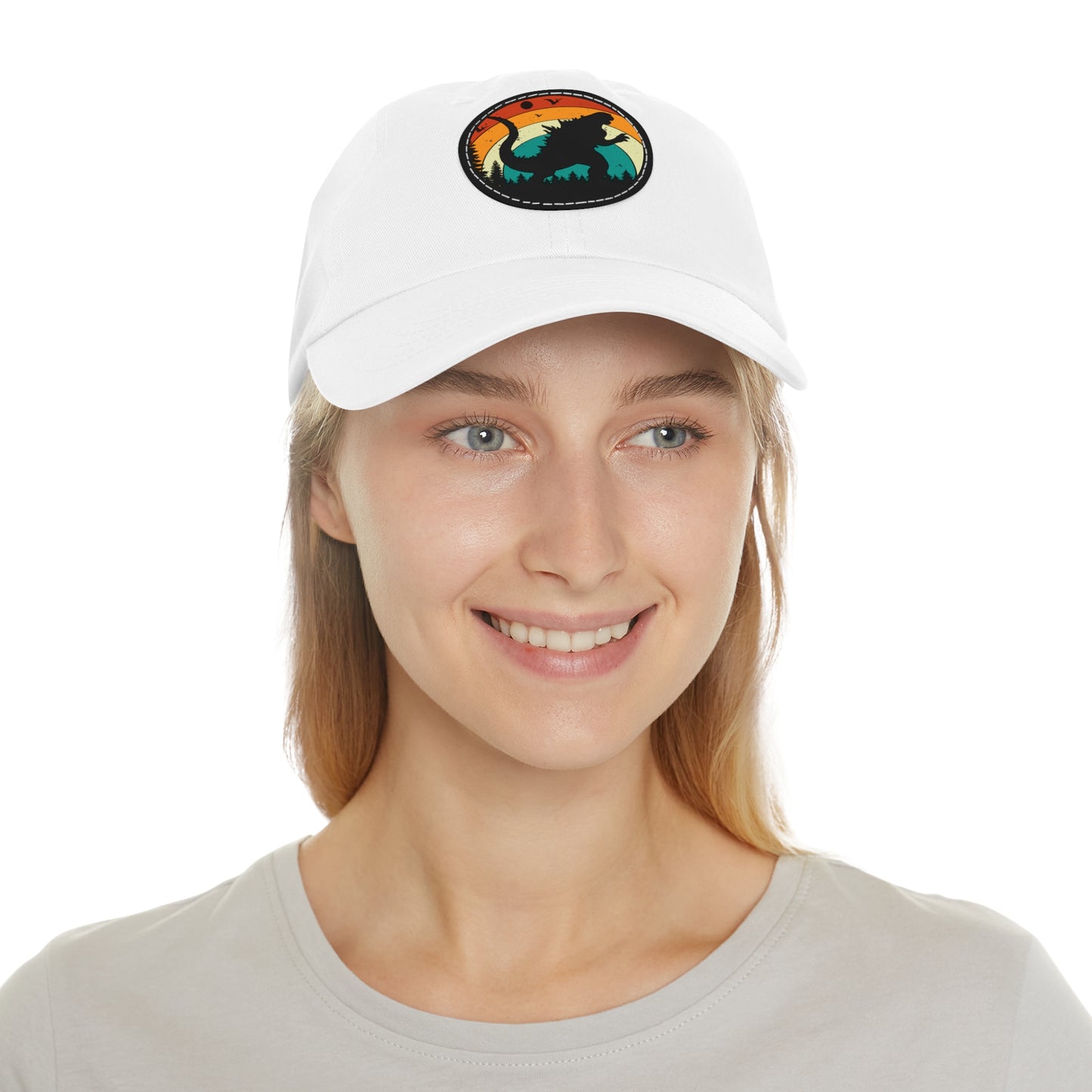 Adventure Dad Hat with Leather Patch – Perfect for Outdoor Enthusiasts