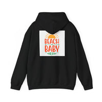 Beach Baby Hooded Sweatshirt | Summer Vibes, Beach Lover Gift, Unisex Casual Wear, Cozy Hoodie, Fun Beachwear