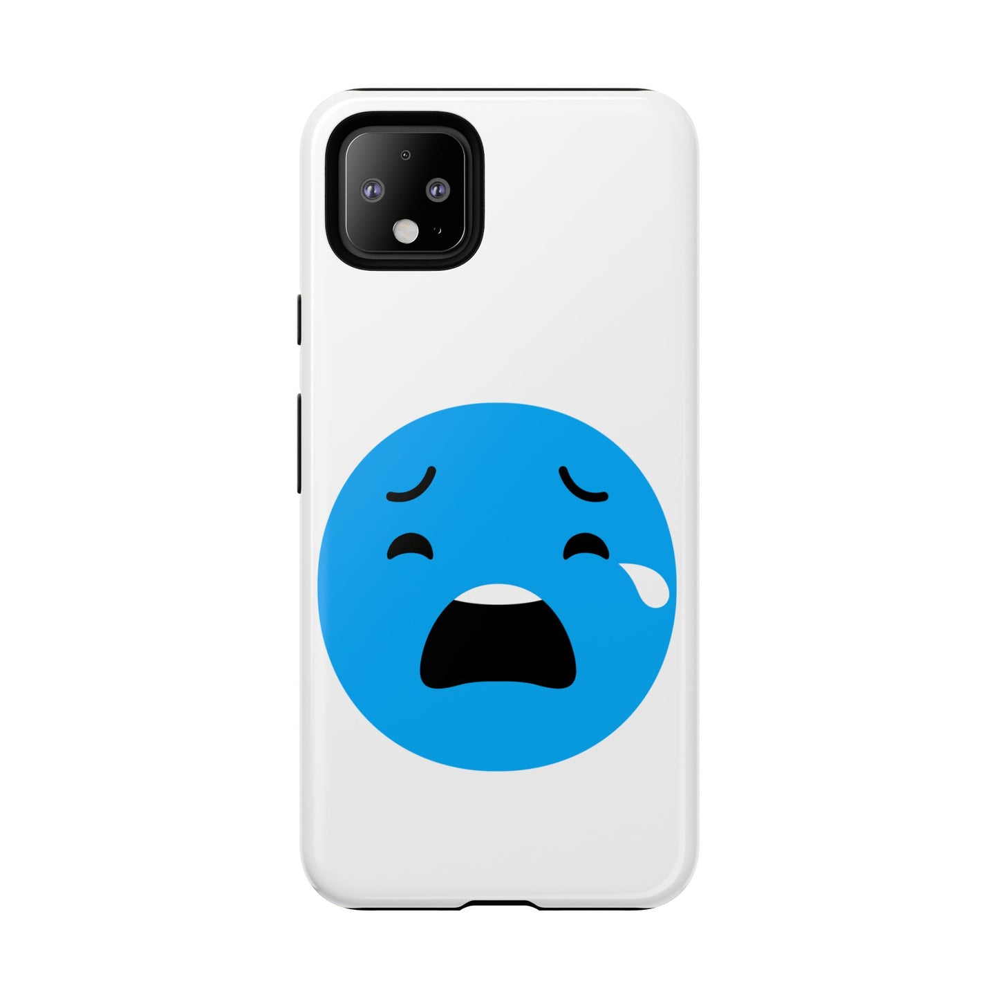 Funny Sad Face Phone Case - Tough and Stylish