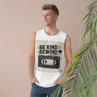 Vintage Vibe Tank Top, Unisex Retro Tee, Summer Essential, Be Kind Rewind, Music Lover Gift, Casual Wear