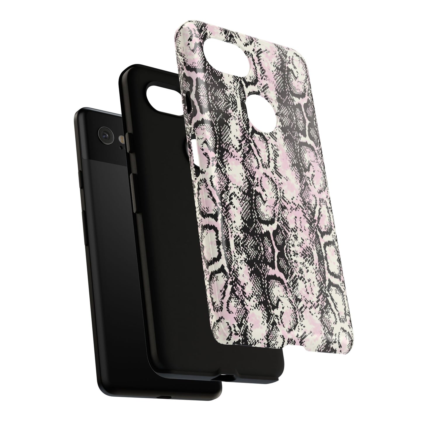 Stylish Snake Print Phone Case - Tough Protection for Trendsetters