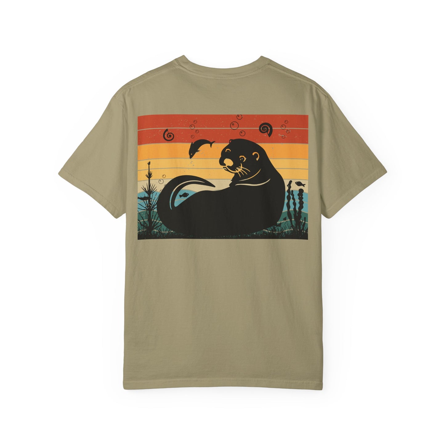 Retro Otter Graphic Unisex T-Shirt – Perfect for Animal Lovers